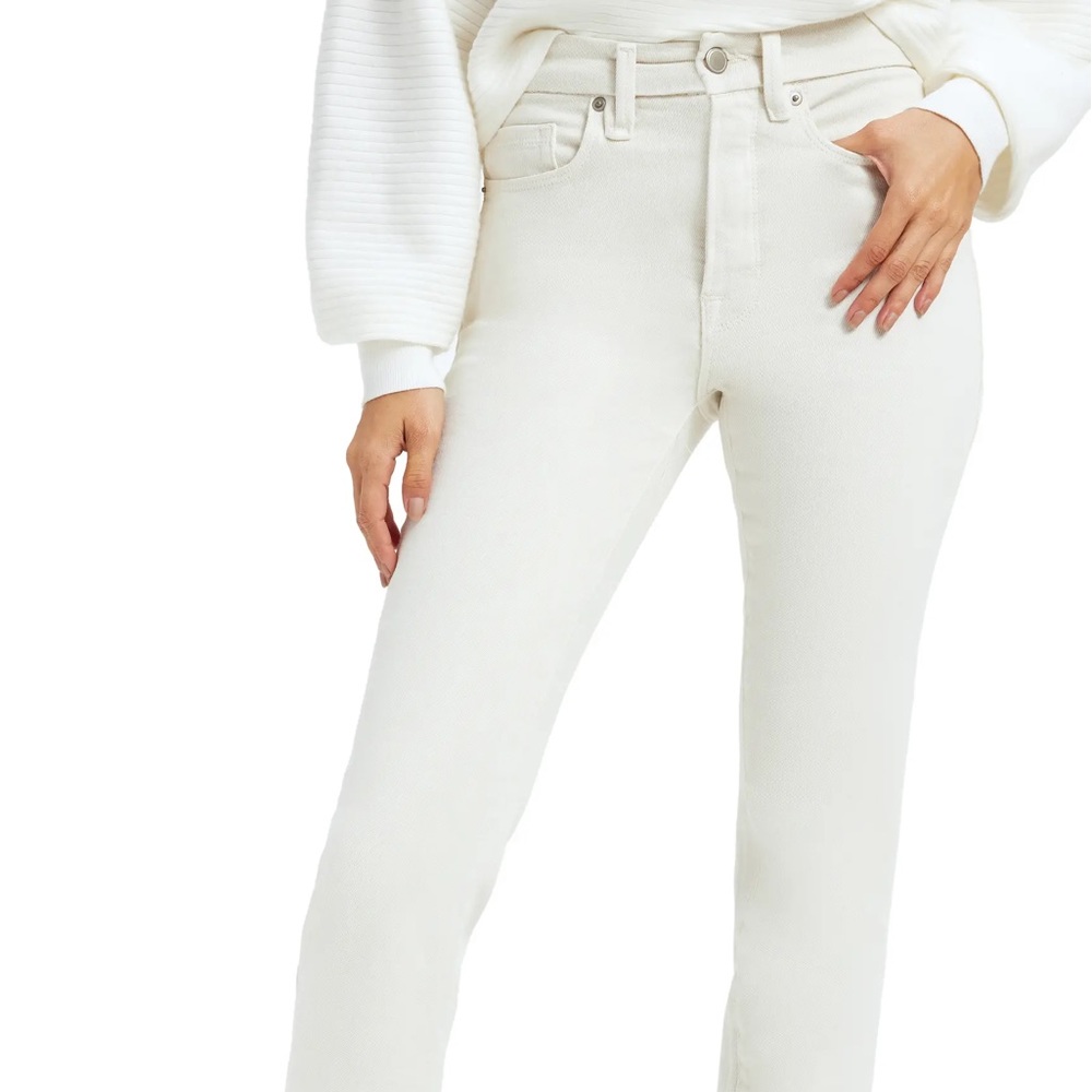 Good American jeans womens 12/31 white denim high rise casual career business